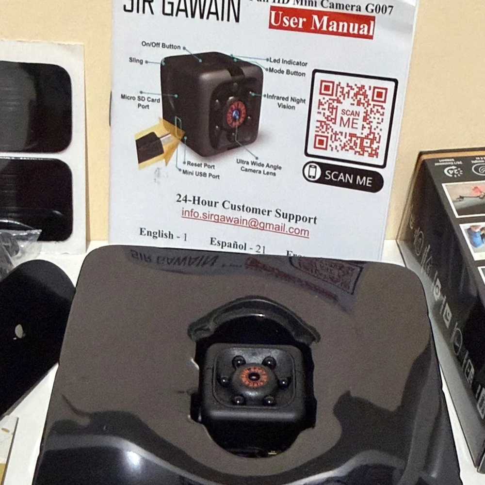 Action Mini Camera G007 - Black